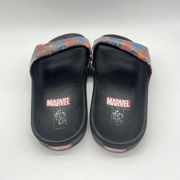 VANS x Marvel Spider-Man Sandals‎ Size 8 Men’s Used No Box Slip On Slides main image 4